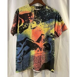 Vintage‎ Speedo T-Shirt All Over Graphic Size Medium